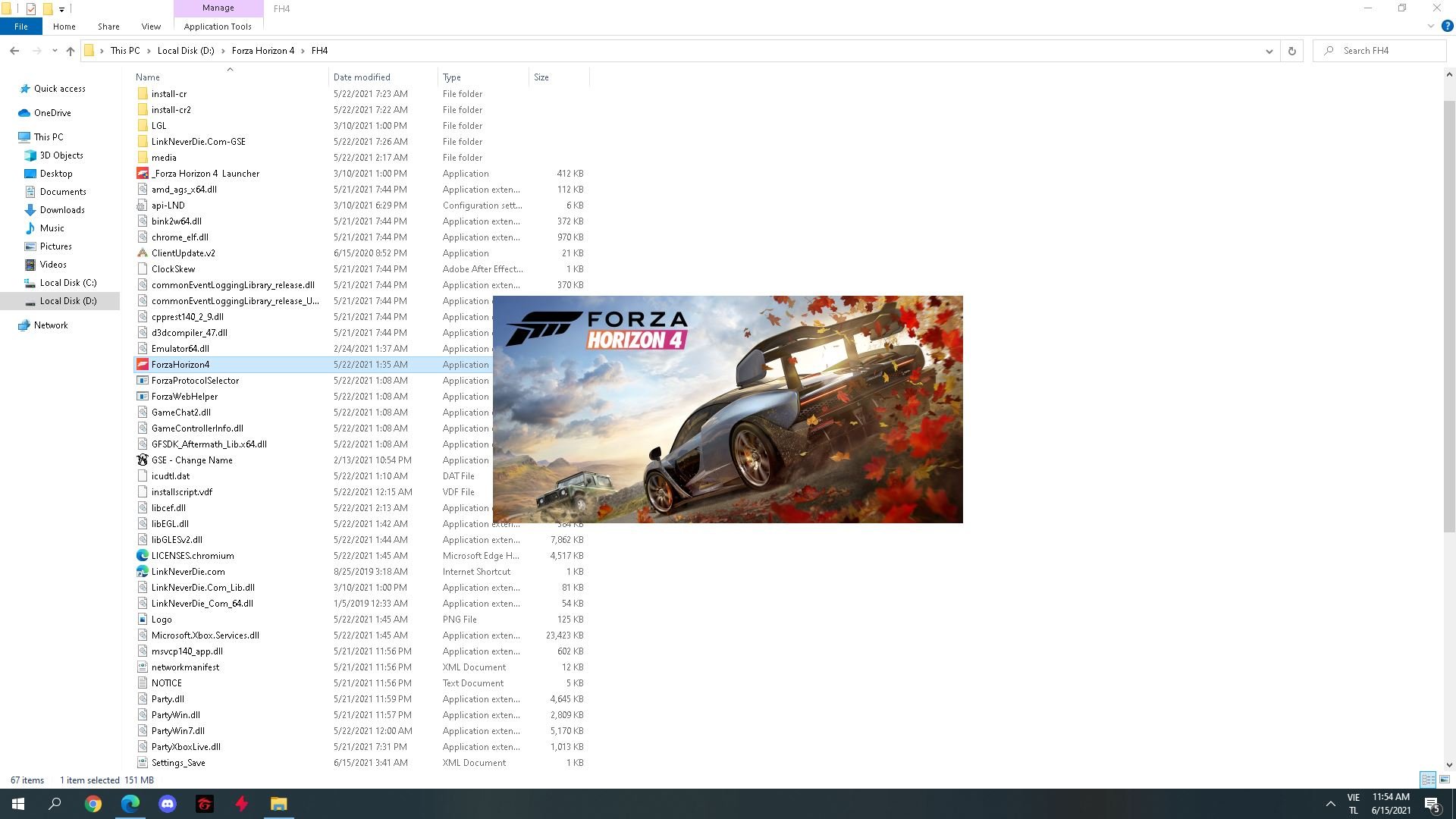 Lỗi không chạy game Forza Horizon 4 (Bản Steam)