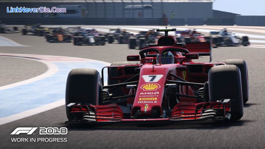 Hình ảnh trong game F1 2018 (screenshot)