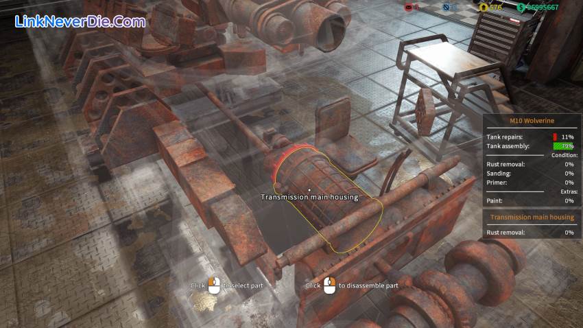 Hình ảnh trong game Tank Mechanic Simulator (screenshot)