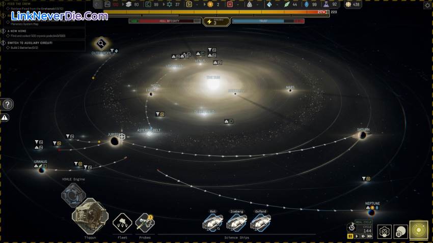 Hình ảnh trong game IXION (screenshot)