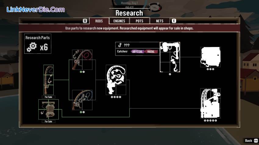 Hình ảnh trong game DREDGE (screenshot)