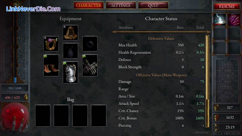 Hình ảnh trong game Halls of Torment (screenshot)