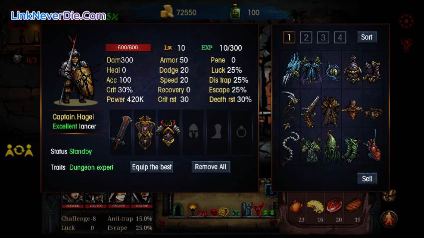 Hình ảnh trong game Dungeon Survival (screenshot)