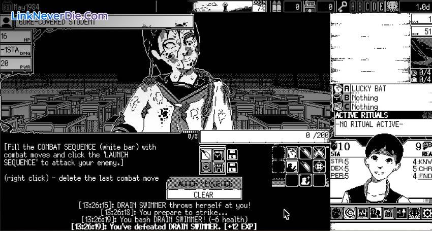 Hình ảnh trong game WORLD OF HORROR (screenshot)