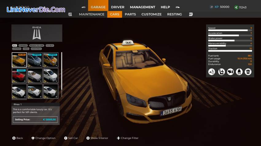 Hình ảnh trong game Taxi Life: A City Driving Simulator (screenshot)