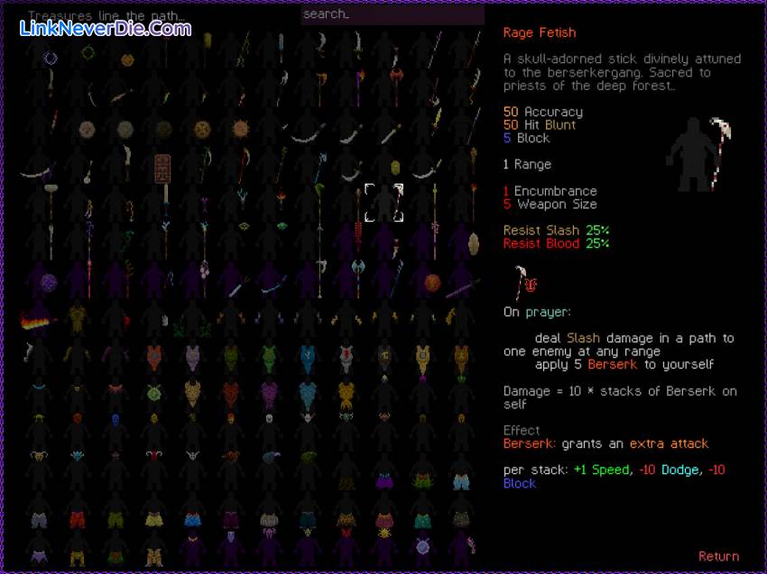 Hình ảnh trong game Path of Achra (screenshot)