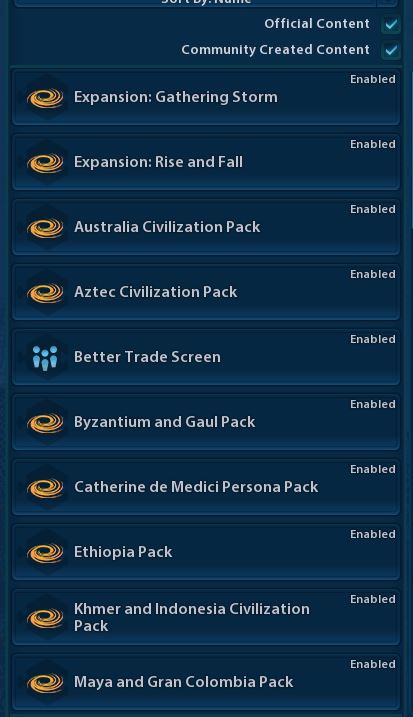 Không chơi được DLC Babylon của Civilization VI