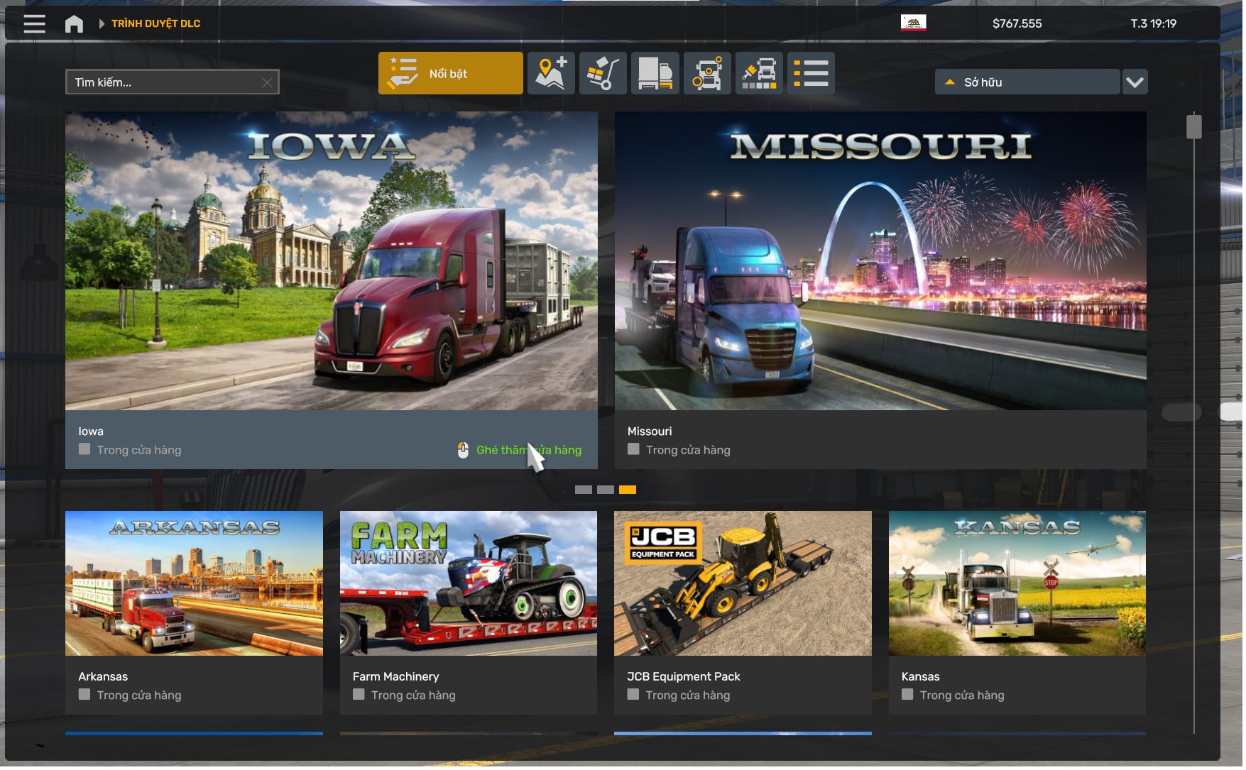 American Truck Simulator bản update dlc mới thiếu file bin , nên dlc ko dùng đc American Truck Simulator bản update dlc mới thiếu file bin , nên dlc ko dùng đc