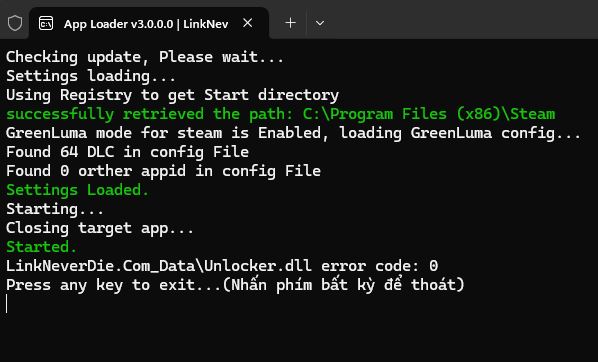 DLC Unlocker của game Naruto To Boruto: Shinobi Striker không cập nhật DLC không game