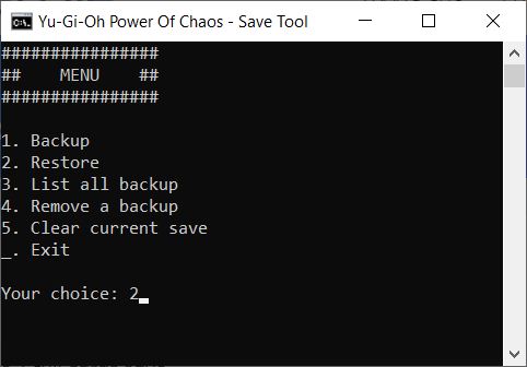 Tool backup save + full cards save