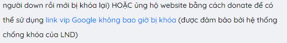 Vấn đề link vip Vấn đề link vip