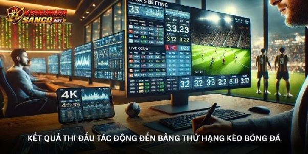 Bảng xếp hạng kèo bóng đá - Những chuyển động sau mỗi vòng