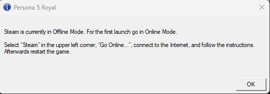 Lỗi game không nhận được steam đã bật online mode Lỗi game không nhận được steam đã bật online mode