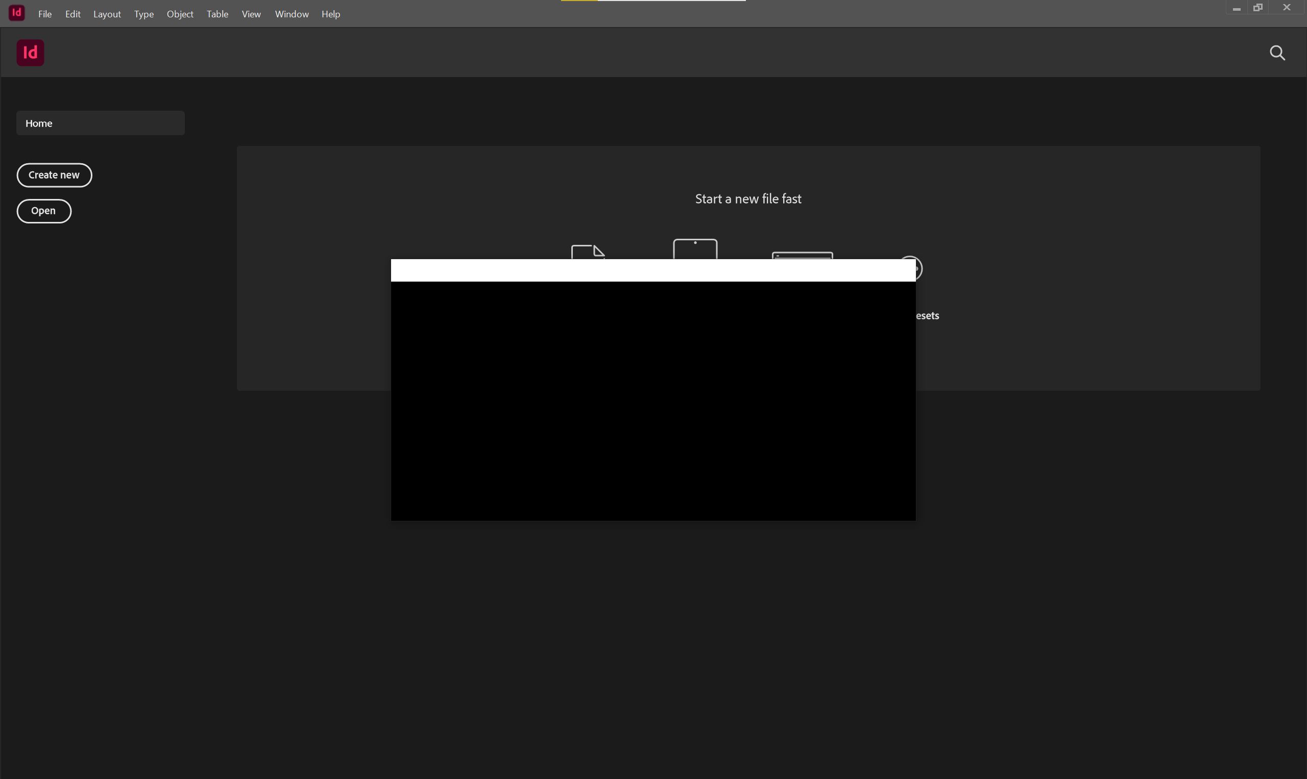 Không xài được Indesign