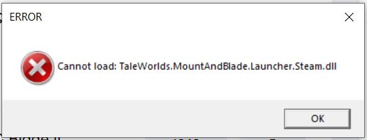 Lỗi không vào được launcher Mount & Blade 2 Lỗi không vào được launcher Mount & Blade 2