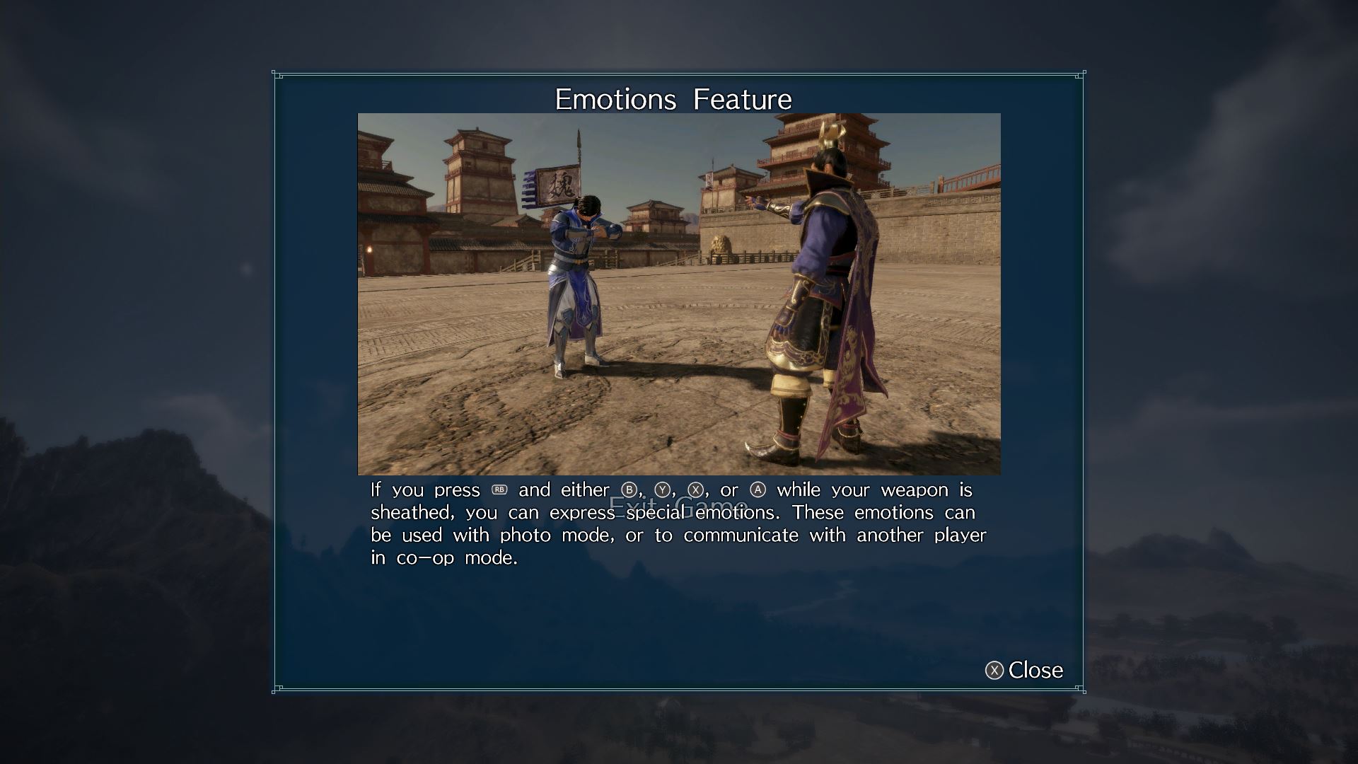 DW9, Emotions Feature