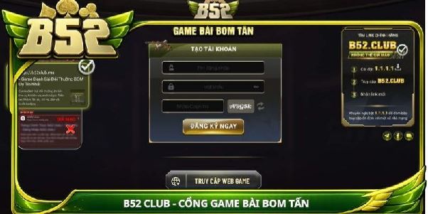 Đăng ký B52club hướng dẫn chi tiết cho tân thủ tham gia