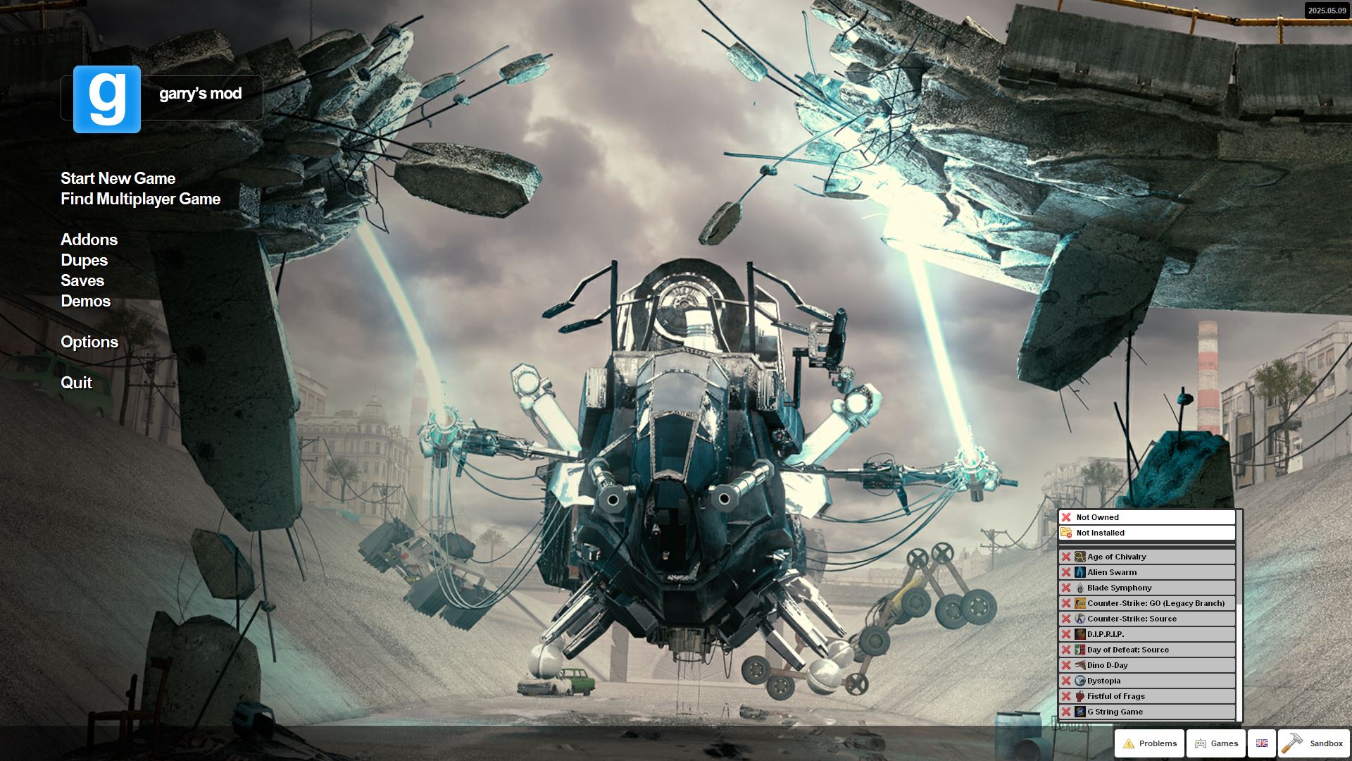 garry mods lỗi model 