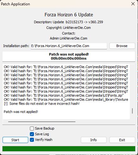 lỗi update forza
