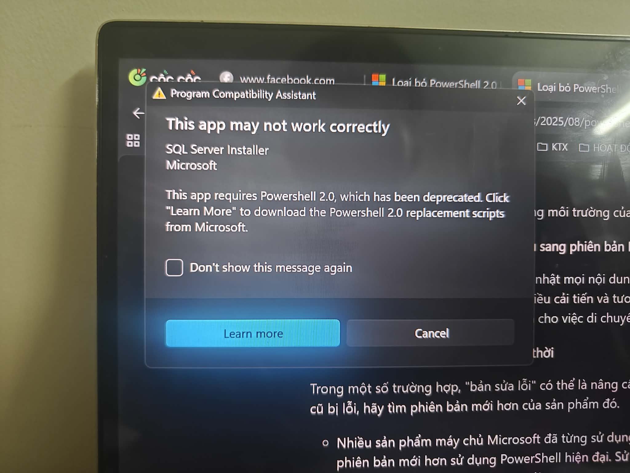 Không cài được SolidWorks Electrical 2021 do thiếu PowerShell 2.0 trên Windows 11