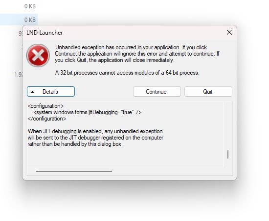 Lỗi 32 với 64 bit Lỗi 32 với 64 bit