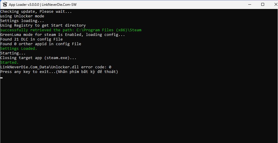 Lỗi error code: 0 DLC unlocker WH40k 