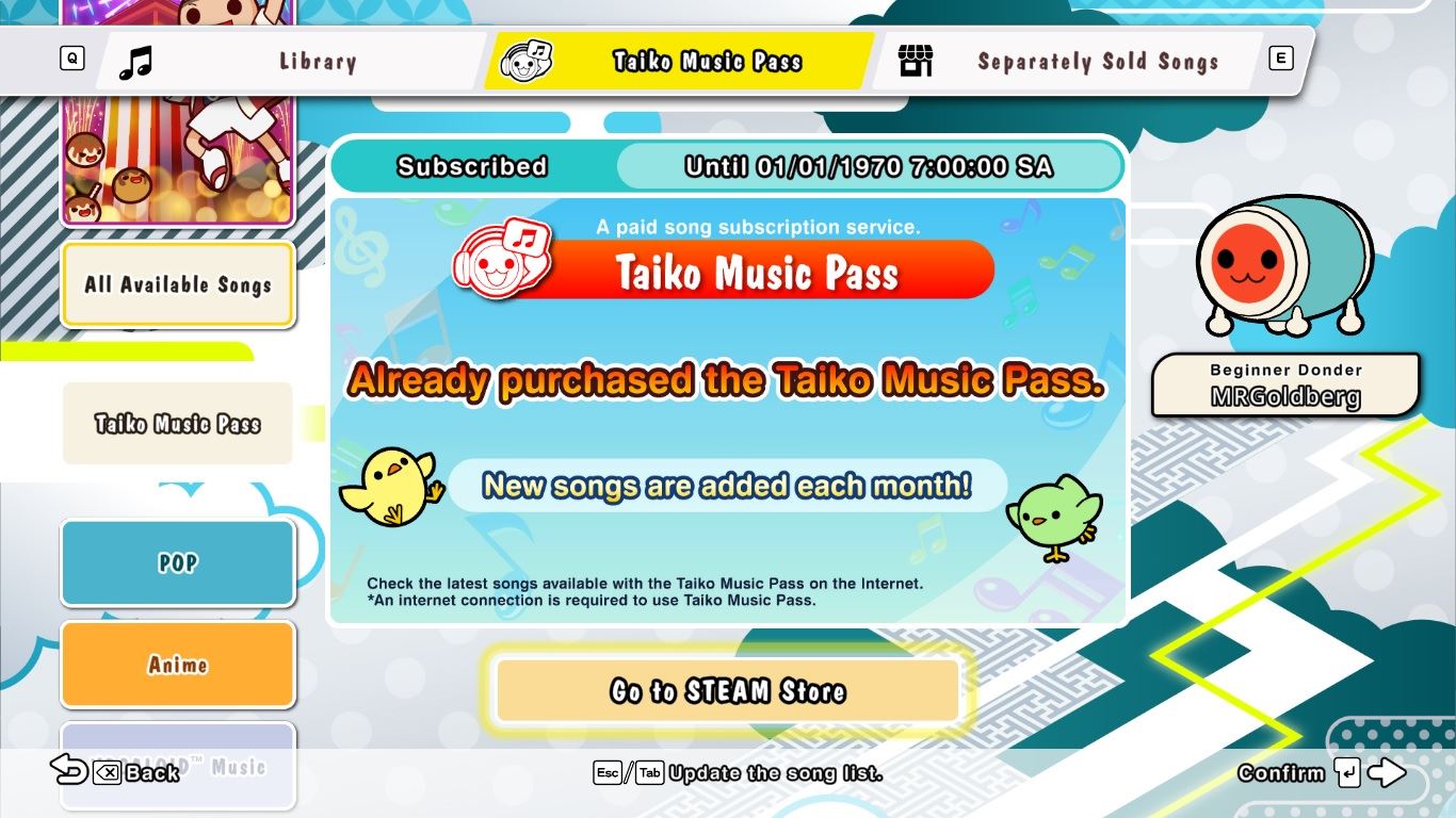 Nghiên cứu kích hoạt Taiko Music Pass Nghiên cứu kích hoạt Taiko Music Pass