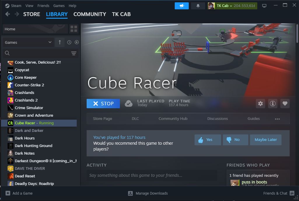 Lỗi chơi Online Steam thì không hiện game