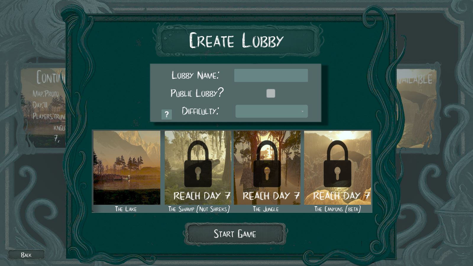 Lỗi không chọn được các map khác trong Gone Fishing