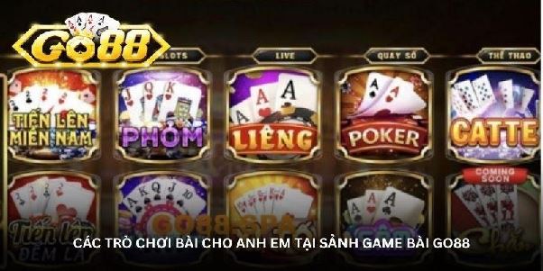 Game bài Go88 – Trải nghiệm cược bài số 1 cho người đam mê