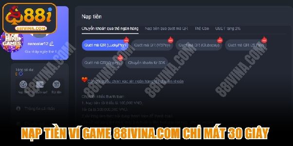 Nạp tiền Nạp tiền