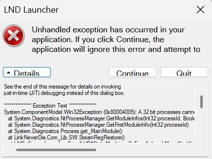 Lỗi LND Launcher Game The Headlines Lỗi LND Launcher Game The Headlines