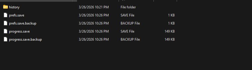 Lỗi reset về pre update save file mỗi lần vào lại game Slay the spire 2 Lỗi reset về pre update save file mỗi lần vào lại game Slay the spire 2