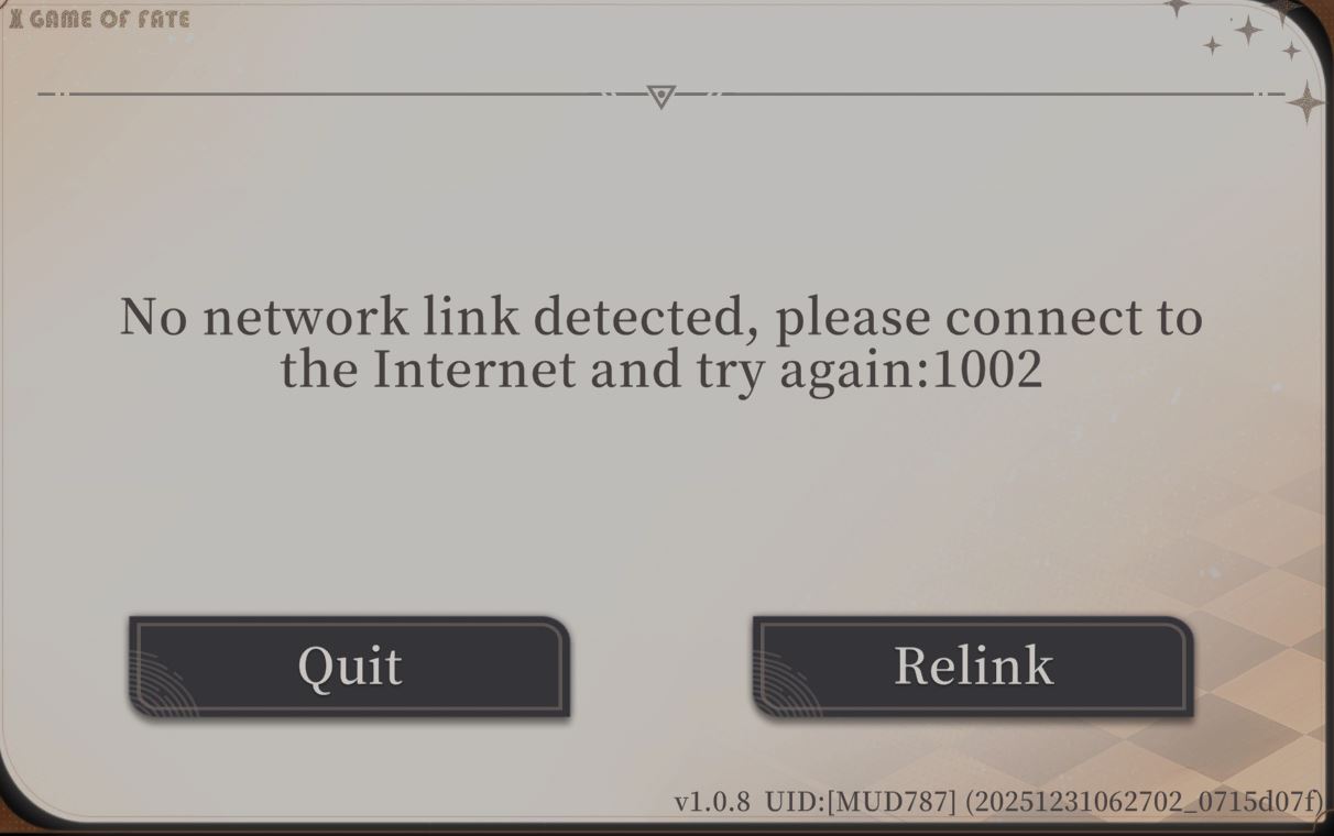 Game Of Fate 3：Clash Of Crowns không mở được game.