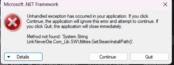 Lỗi .Net FrameWork dù đã cài bản fix game Dark Soul 3
