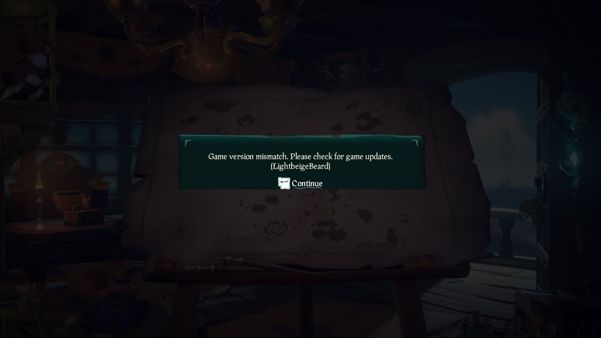 Lỗi update không vào được game sea of thieves