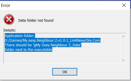 Lỗi Data Folder not found Lỗi Data Folder not found