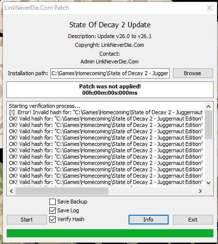 Lỗi update State of decay 2
