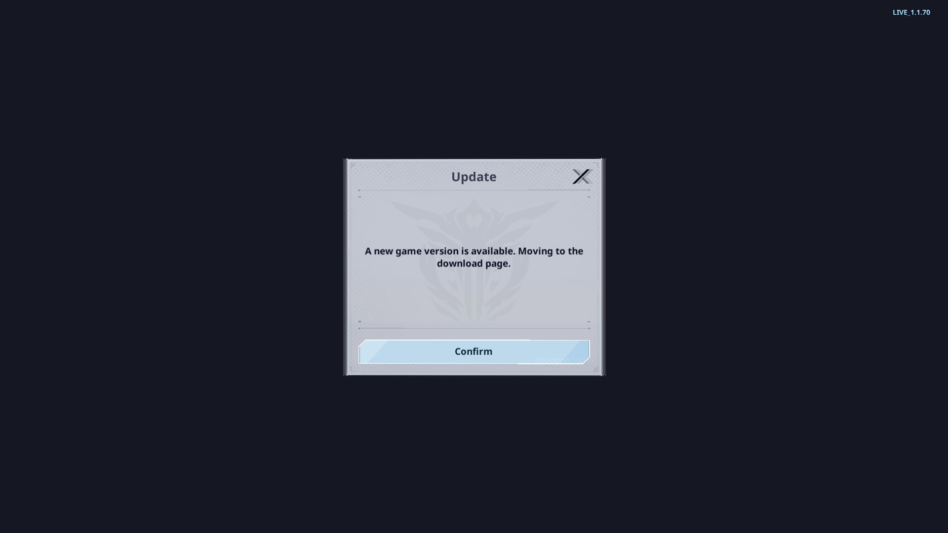 Solo Leveling: ARISE OVERDRIVE vào game thì bảo là có bản update mới.