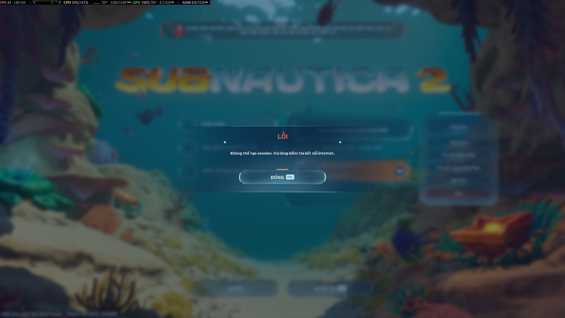 lỗi multiplayer lỗi multiplayer