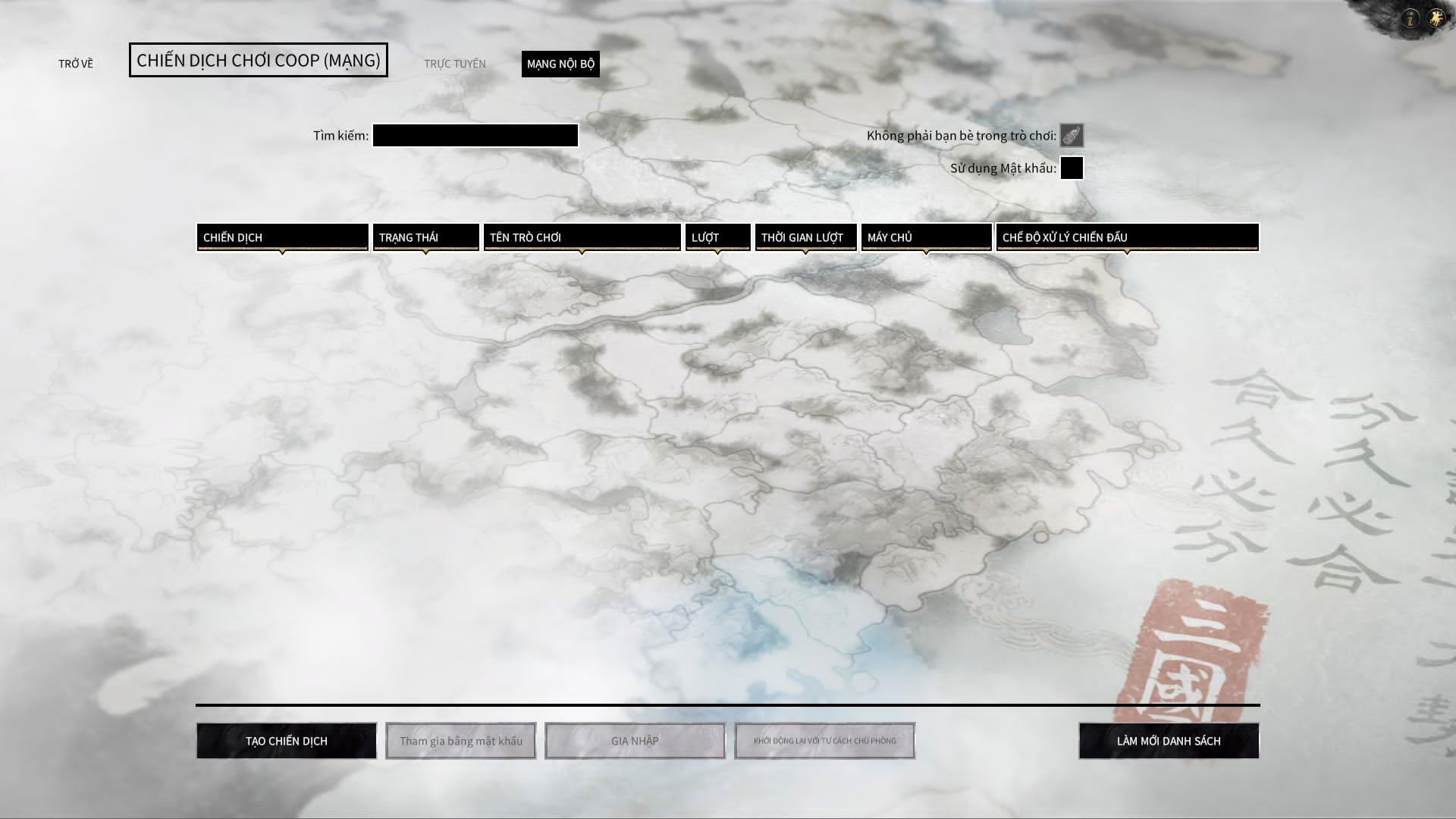 game: Total war: three kingdomsgame bị lỗi save mutiplaysave sẽ vẫn hiện khi chx tắt game sau khi thoát và vào lại thì không hiện lên.mk vào file save mutiplay thì thấy vẫn có save  game: Total war: three kingdomsgame bị lỗi save mutiplaysave sẽ vẫn hiện khi chx tắt game sau khi thoát và vào lại thì không hiện lên.mk vào file save mutiplay thì thấy vẫn có save