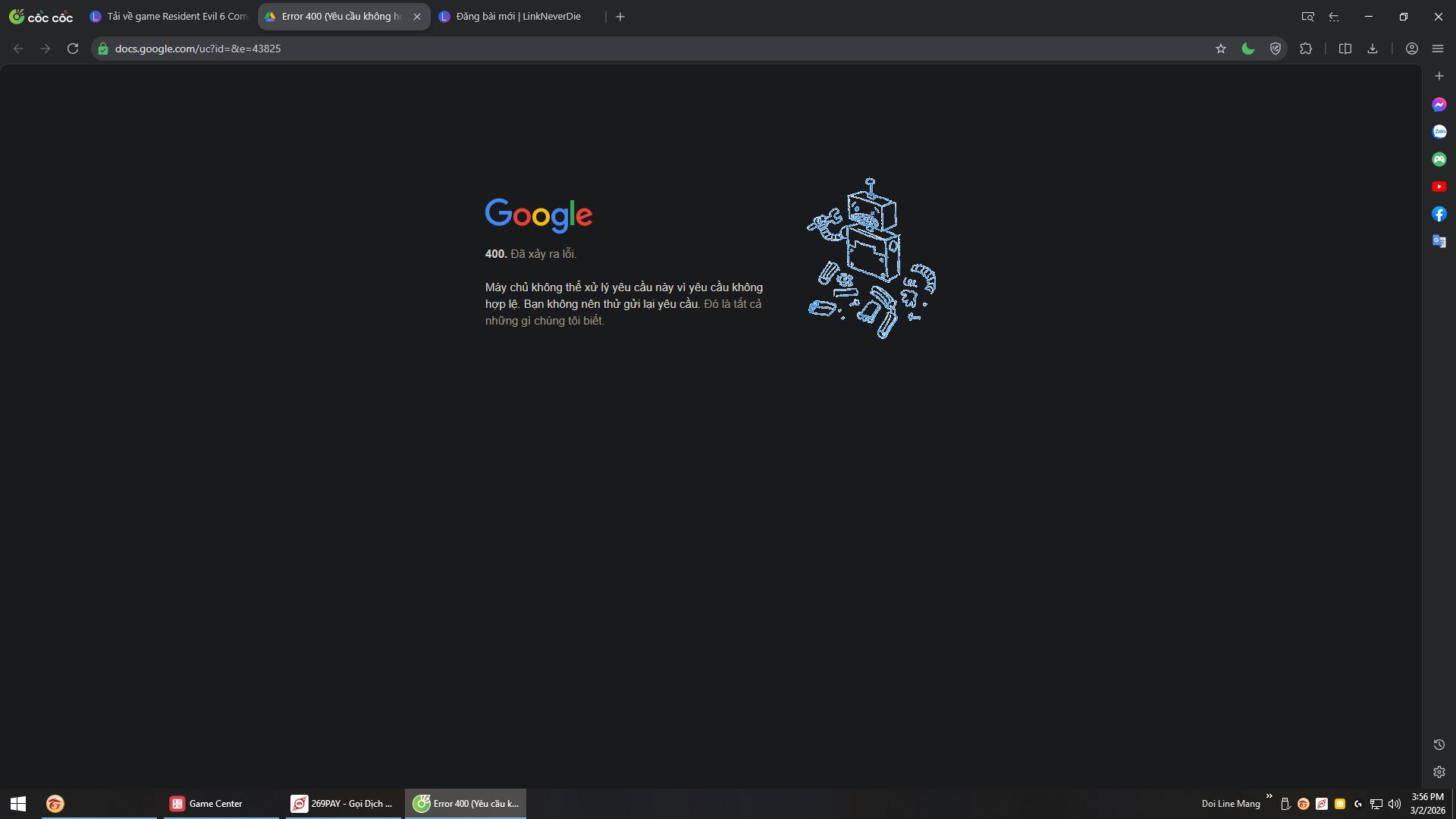 re6 link vip part 1 404 rui` ad BA oi