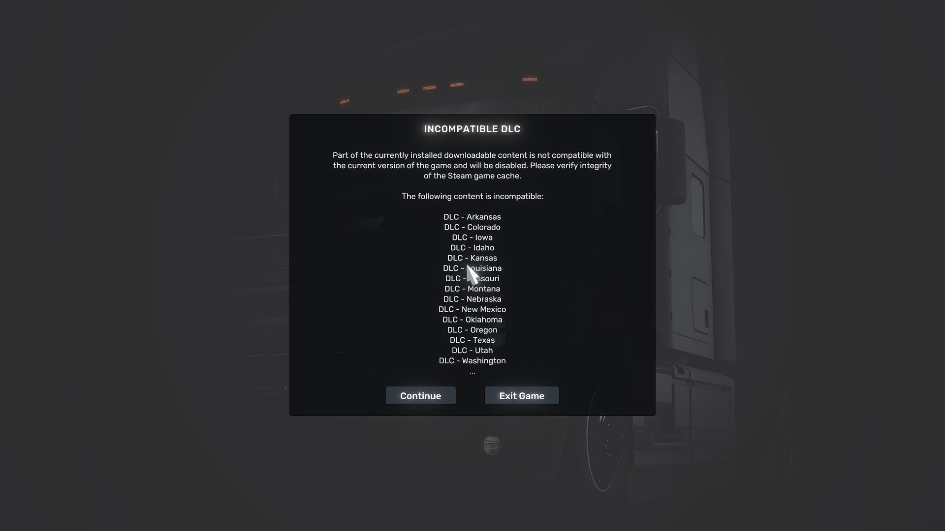 American Truck Simulator v1.59.2.0s Thiếu DLC 