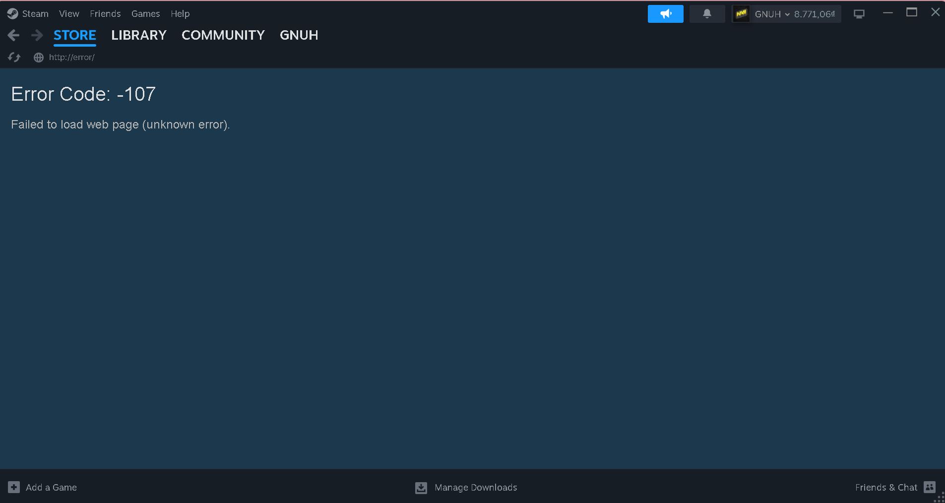 LỖI KẾT NỐI STEAM LỖI KẾT NỐI STEAM