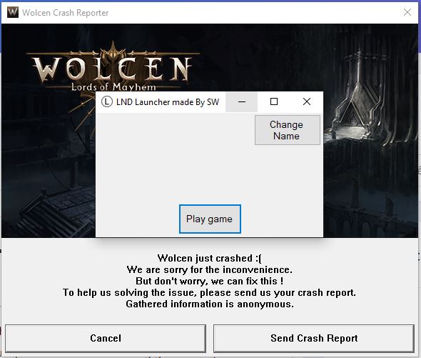 Lỗi khi chơi game Wolcen Lords of Mayhem khi đến Chapter 2