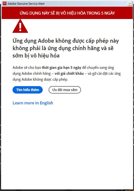 Photoshop chạy V2 vẫn dính Photoshop chạy V2 vẫn dính
