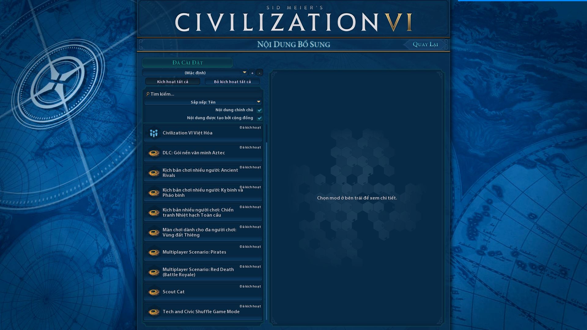 DLC Civi VI bị thiếu quốc gia