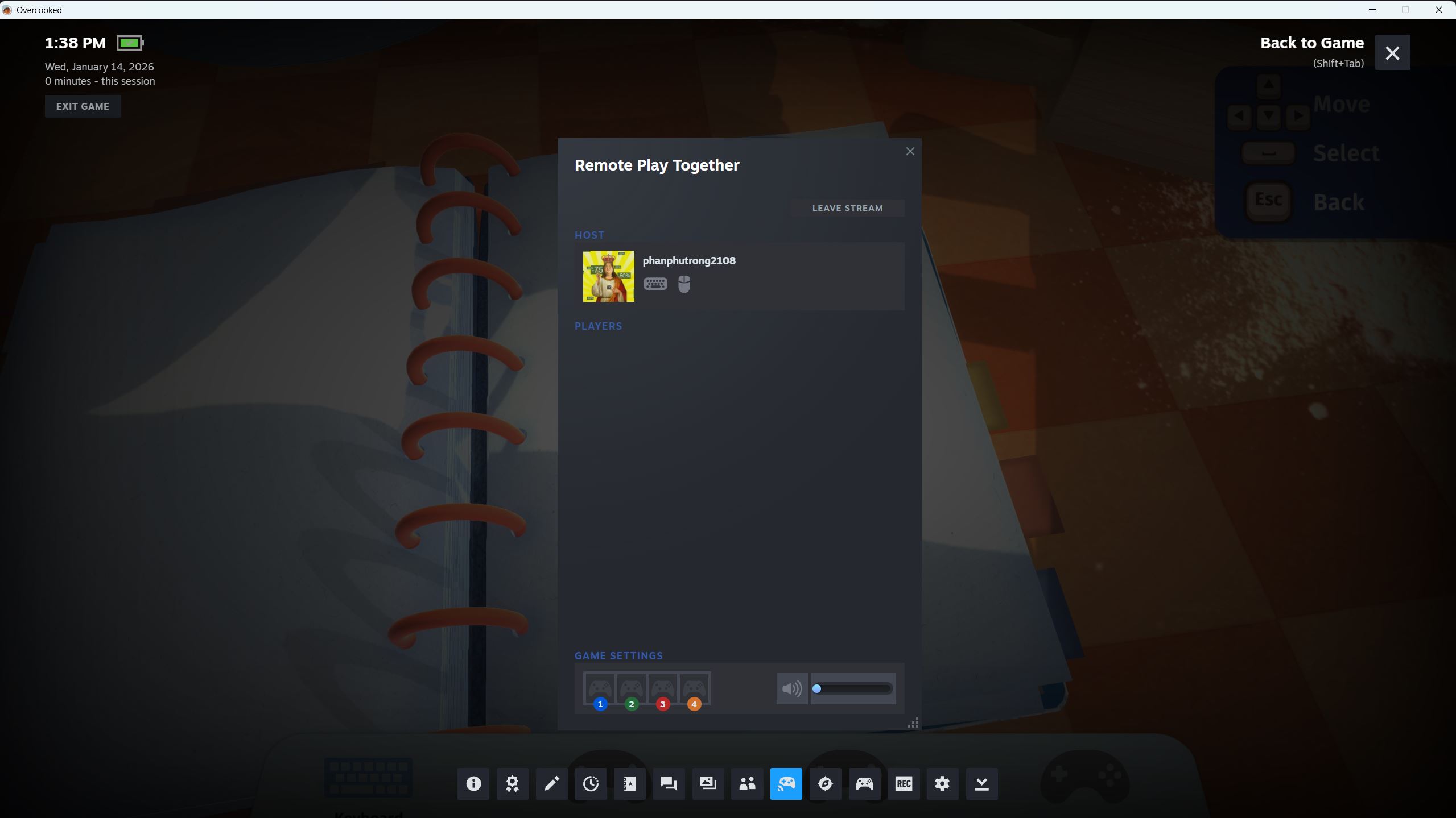 Không Remote Play Together được ?