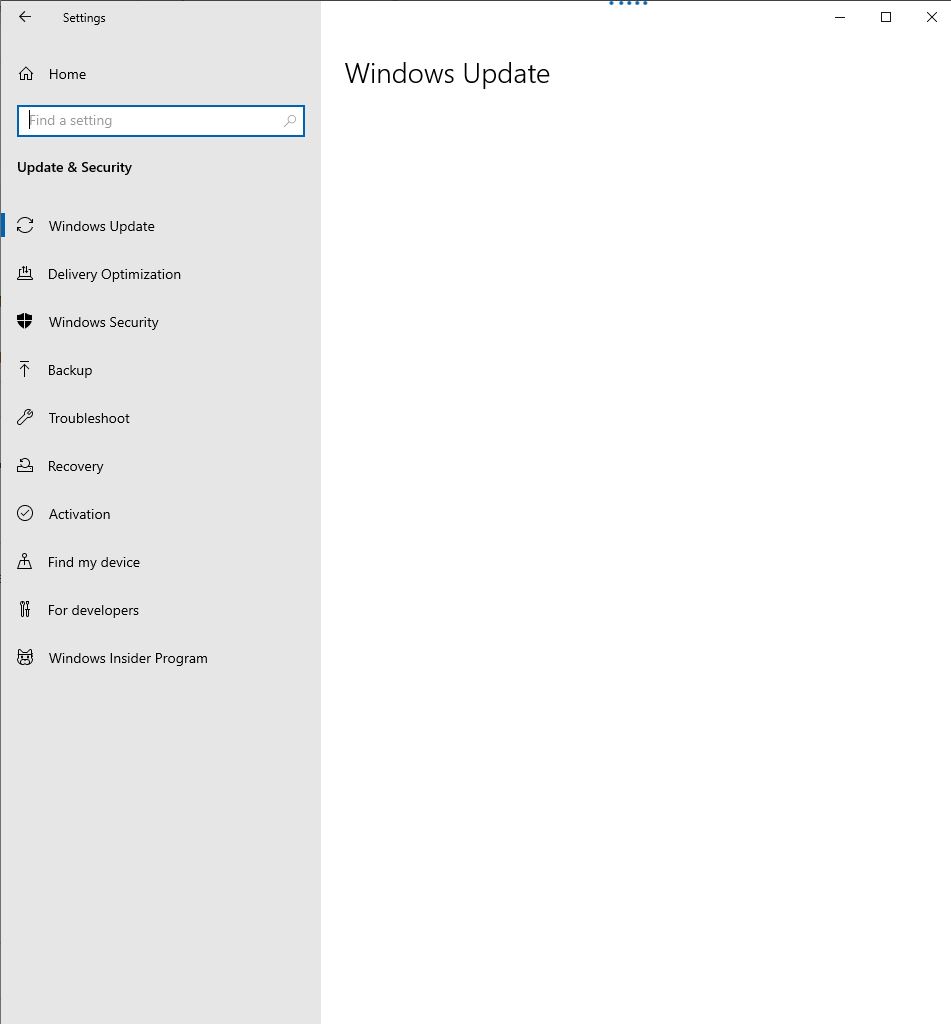 không update được windows 10