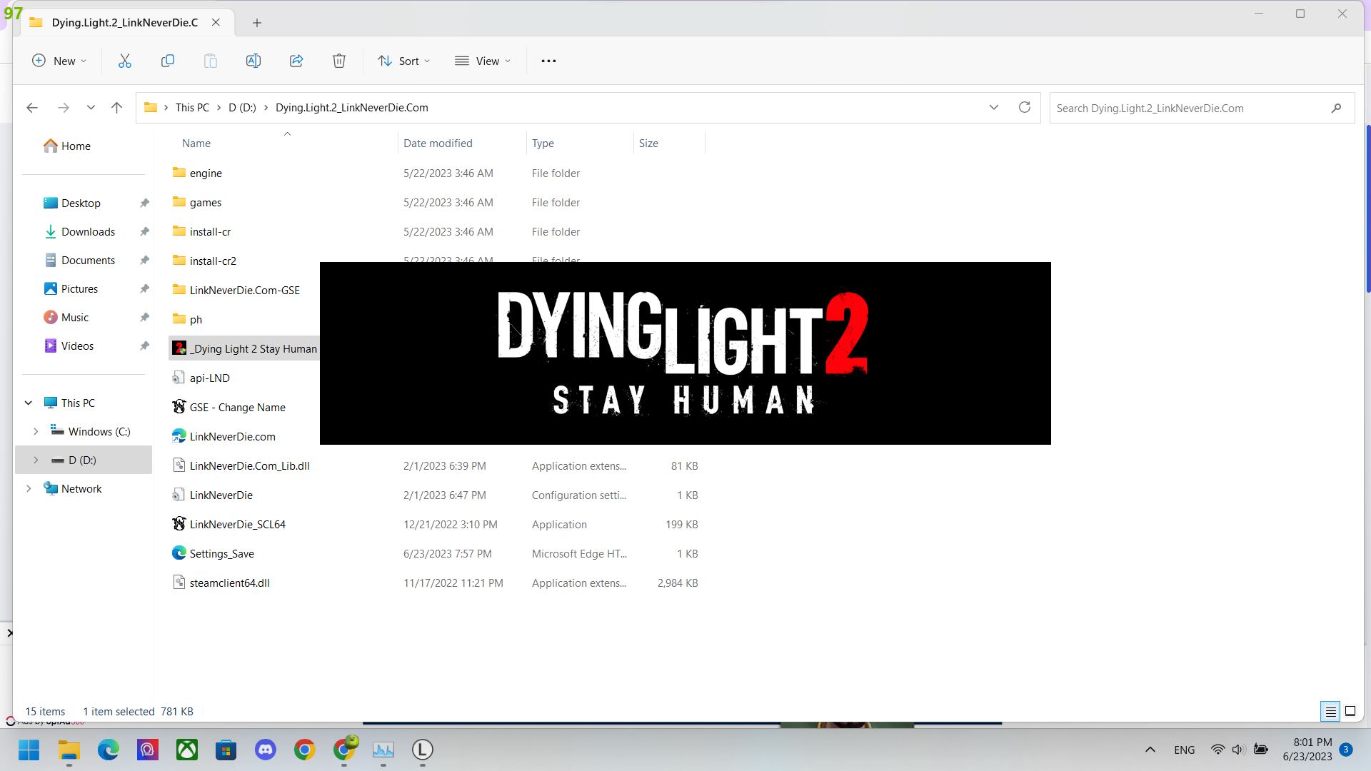 Dying Light 2 lỗi không vào được game 